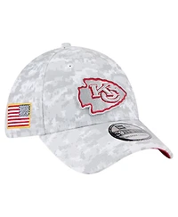 New Era Men's White Kansas City Chiefs 2025 Salute to Service Digital Camo Fan Pack 39THIRTY Flex Hat