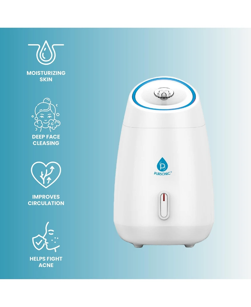 Glow & Go Skincare Essentials Bundle: Nano Facial Steamer + Clean Facial Towels