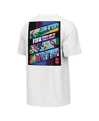 Outerstuff Men's White 2026 Fifa World Cup Kansas City Host Poster Graphic T-Shirt