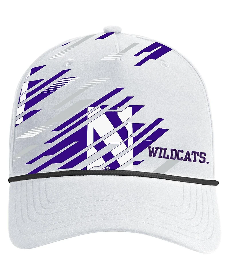Under Armour Men's White Northwestern Wildcats College Essentials Driver Rope Adjustable Hat