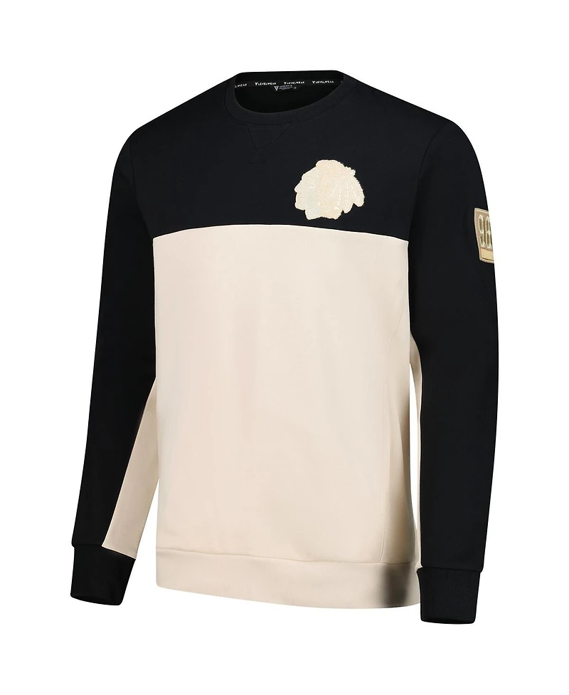 Levelwear Men's Connor Bedard Black Chicago Blackhawks Legacy Name Number Pullover Hoodie