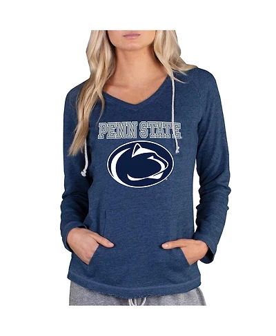 Concepts Sport Women's Navy Penn State Nittany Lions Mainstream Lightweight Terry Pullover Hoodie