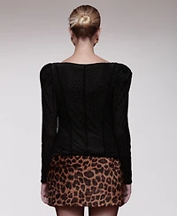 Avec Les Filles Women's Long-Sleeve Top