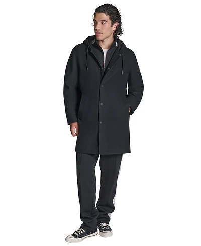 Converse Men's Hooded Varsity Long-Sleeve Jacket