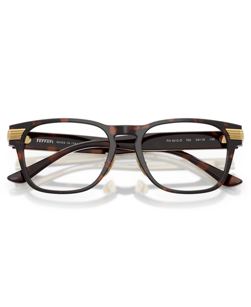 Scuderia Ferrari Men's Square Eyeglasses, FH4012D