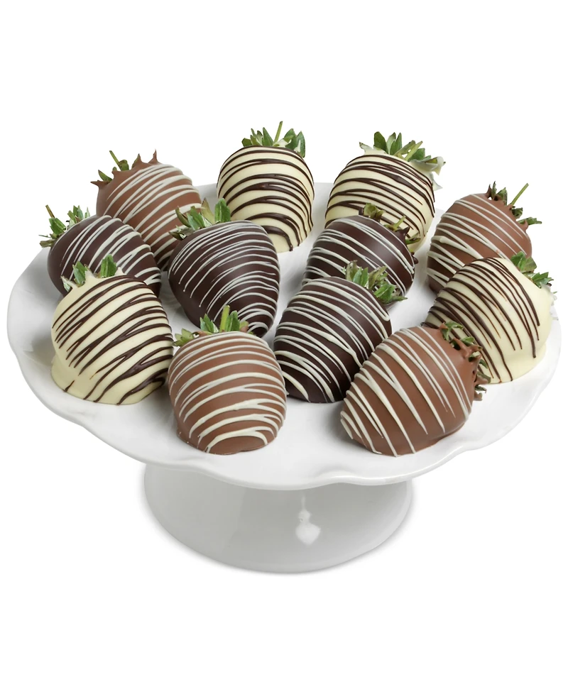 Chocolate Covered Company 12-pc. Classic Chocolate Covered Strawberries