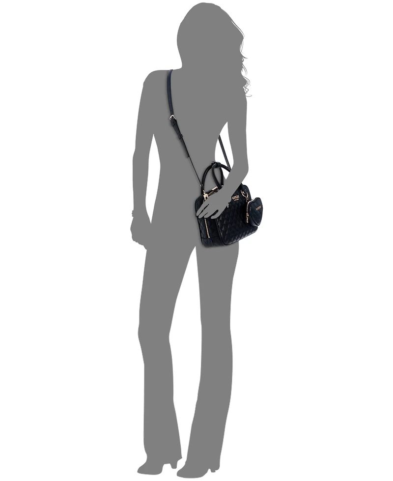 Guess Atabey Small Boxy Satchel Bag