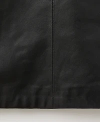 Mango Women's Leather Midi-Dress