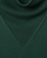 Mango Women's Draped Neck Knitted Sweater