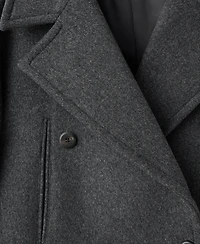 Mango Women's Double-Breasted Wool Coat