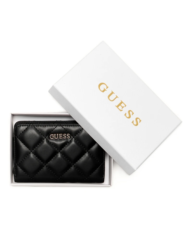 Guess Tinsley Quilted French Wallet