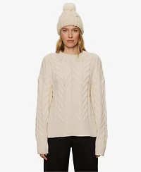 Sanctuary Women's Snow Bunny Statement Long-Sleeve Sweater