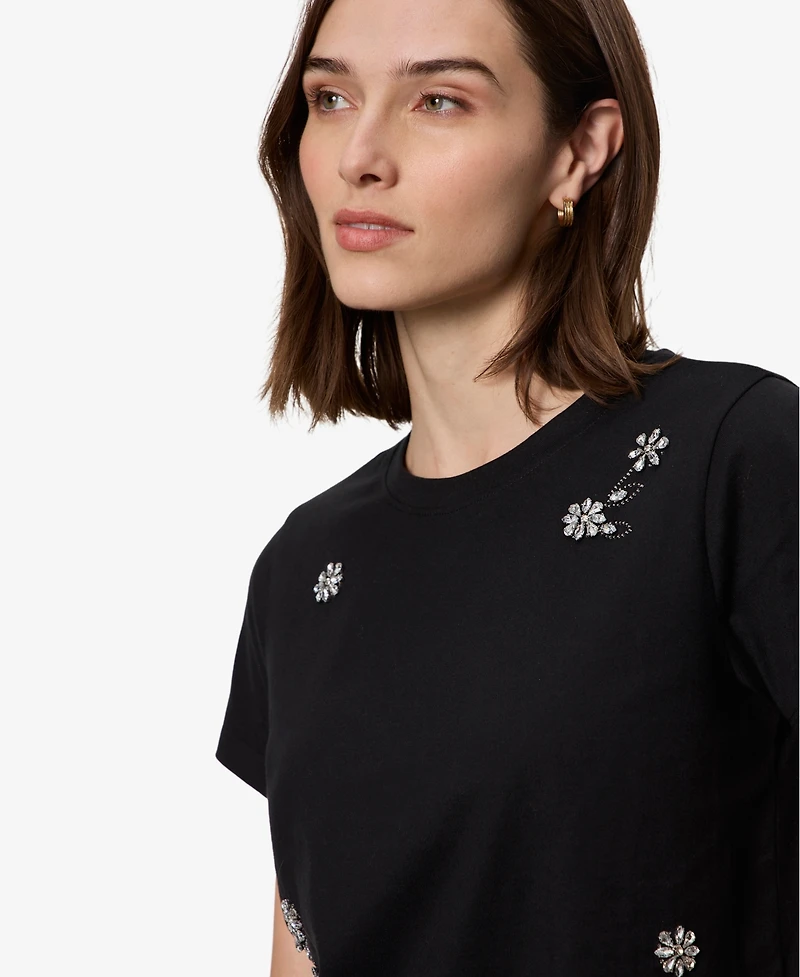 Sanctuary Women's Embellished Short-Sleeve T-Shirt