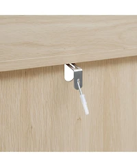 Casainc Arched Kitchen Pantry with Adjustable Shelves, Multi-Purpose Storage Cabinet for Kitchen and Dining Areas