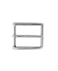 Trafalgar Men's 35mm Rectangular Classic Solid Brass Roller Harness Belt Buckle