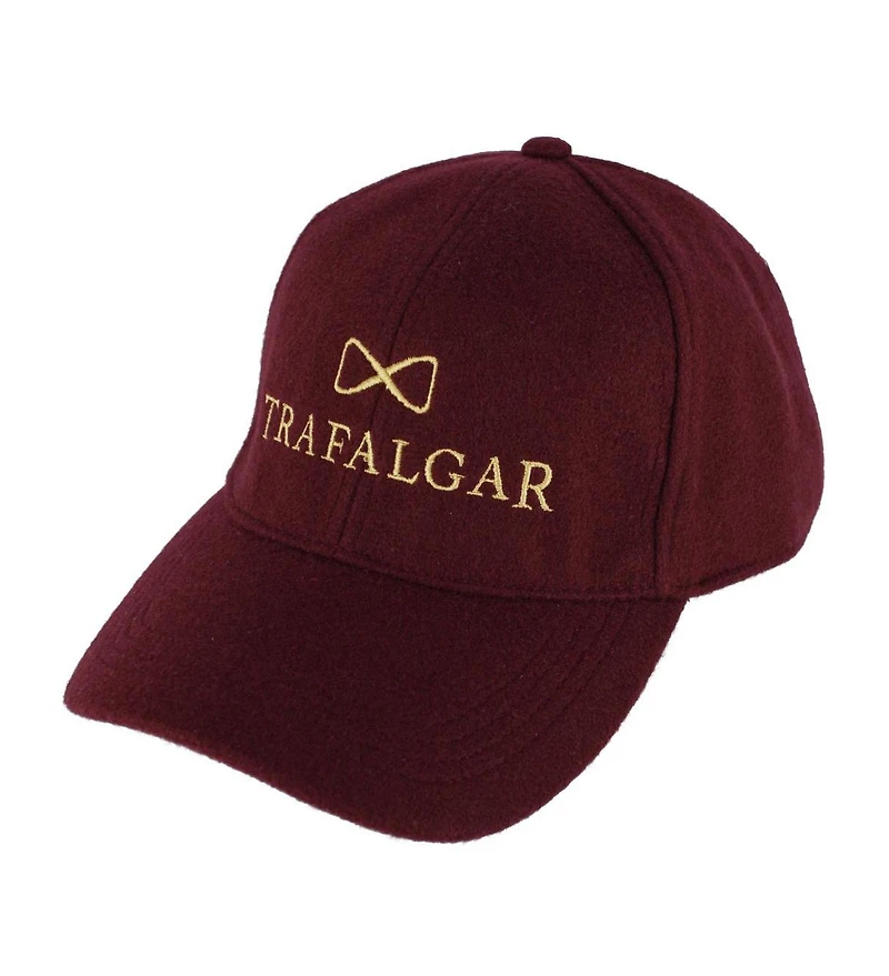 Trafalgar Men's 's Solid Wool Touch Baseball Cap