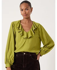 Hush Women's Air Flow Ruffle Blouse