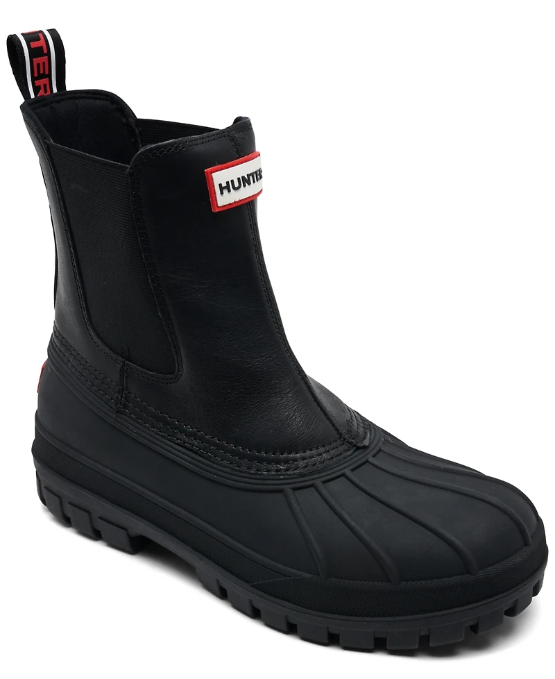 Hunter Men's Suffolk Insulated Waterproof Duck Boots from Finish Line