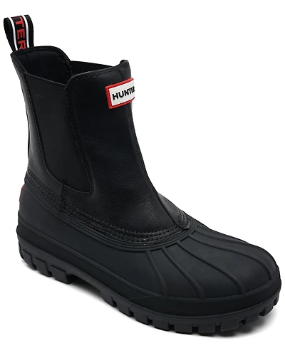 Hunter Men's Suffolk Insulated Waterproof Duck Boots from Finish Line