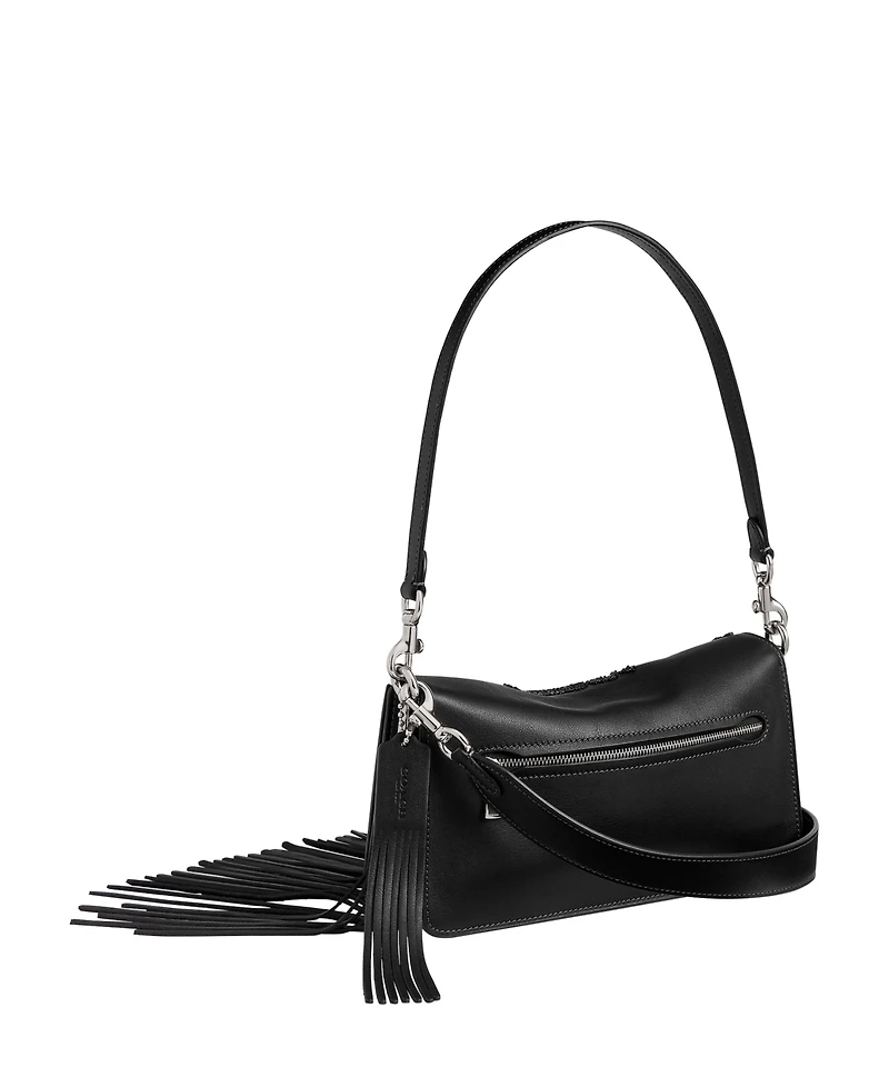 Coach Tabby 26 with Beading and Fringe Small Shoulder Bag
