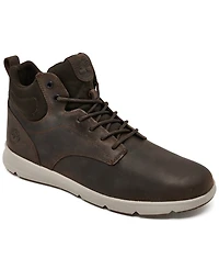 Timberland Men's Parker Street Leather High Top Casual Sneakers from Finish Line
