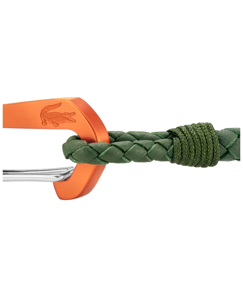 Lacoste Men's Aluminum Carabiner Closure Bracelet