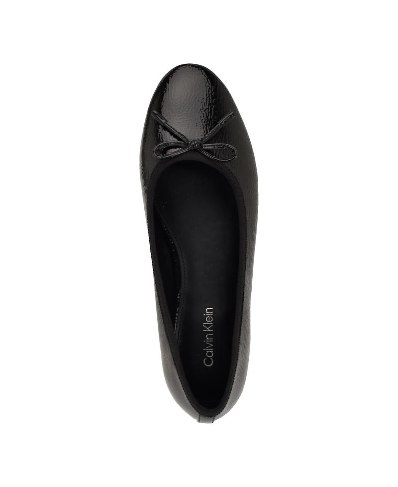 Calvin Klein Women's Cyrie Low Block Heel Ballet Flats