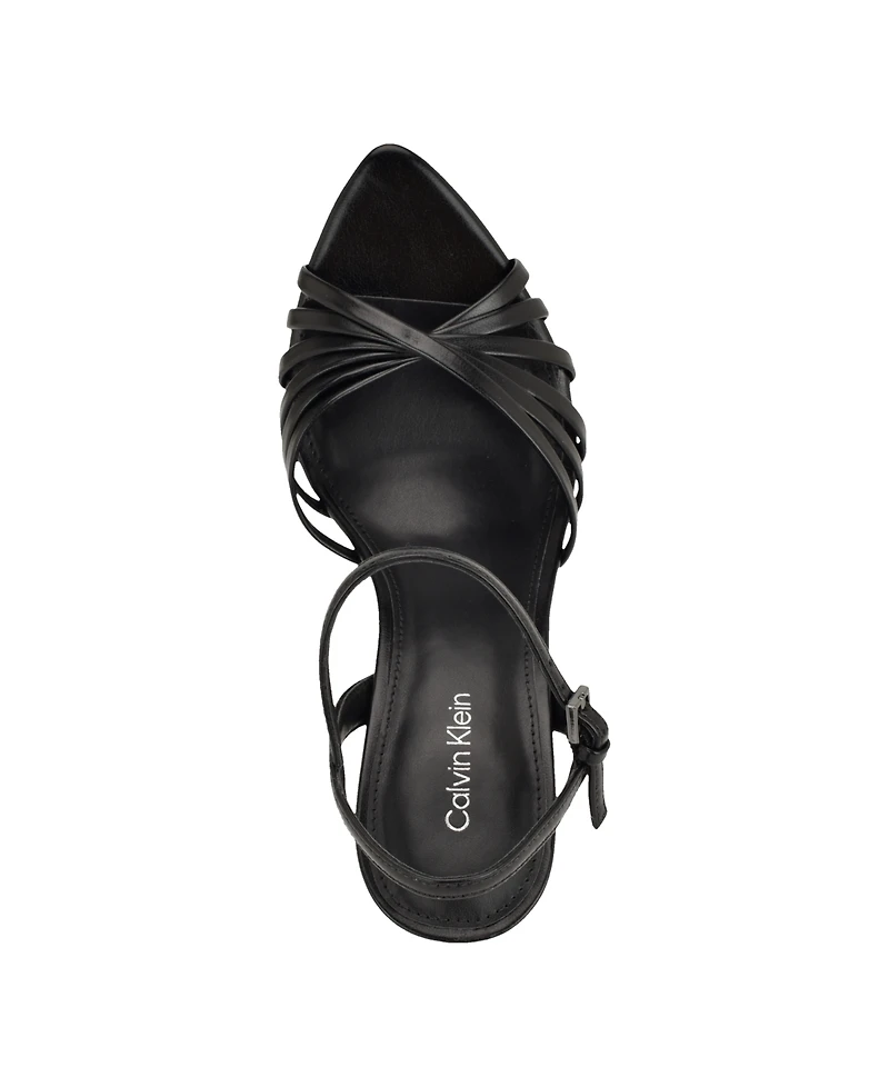 Calvin Klein Women's Daniella Strappy Stiletto Dress Sandals