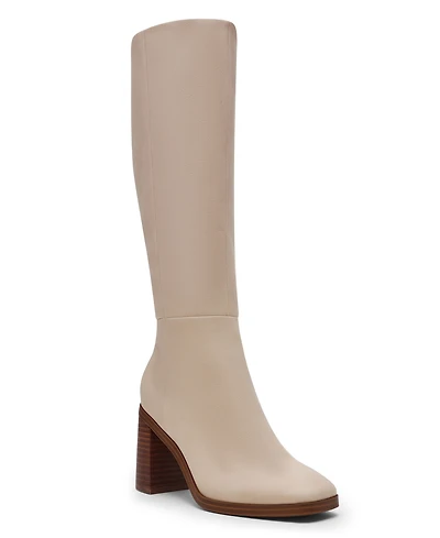 Dv Dolce Vita Women's Flapper Knee-High Block-Heel Dress Boots