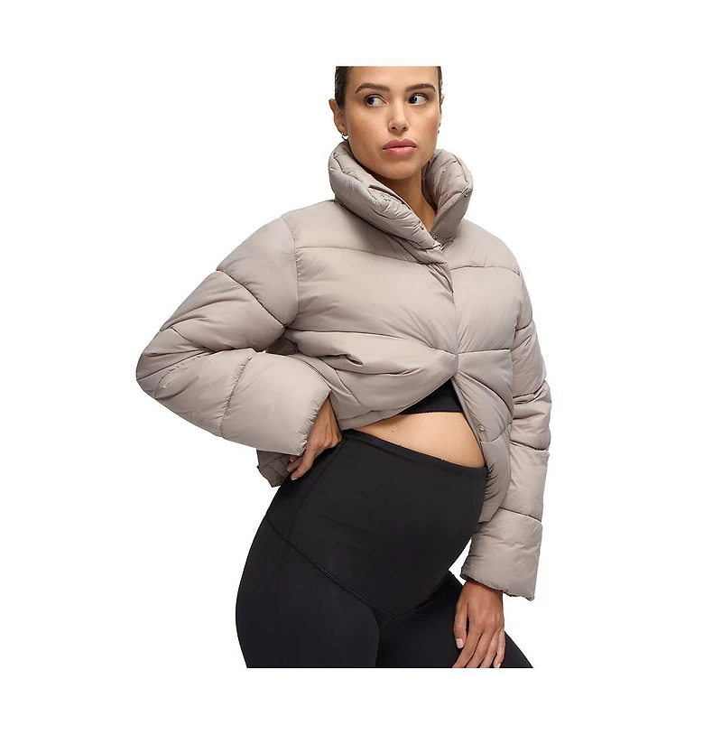 Ingrid + Isabel Maternity Short Puffer Jacket
