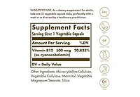 Solgar Vitamin B12 ,500 mcg ,250 V Caps