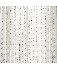 Ellis Curtain Deco Crushed Taffeta Rod Pocket Tailored Panel - 48x63", Gold