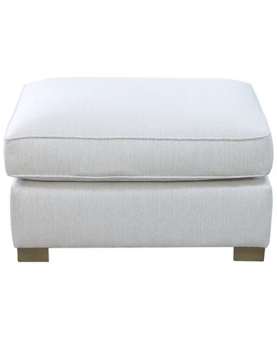 Stacia 33" Fabric Upholstered Bench Ottoman