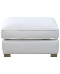 Stacia 33" Fabric Upholstered Bench Ottoman
