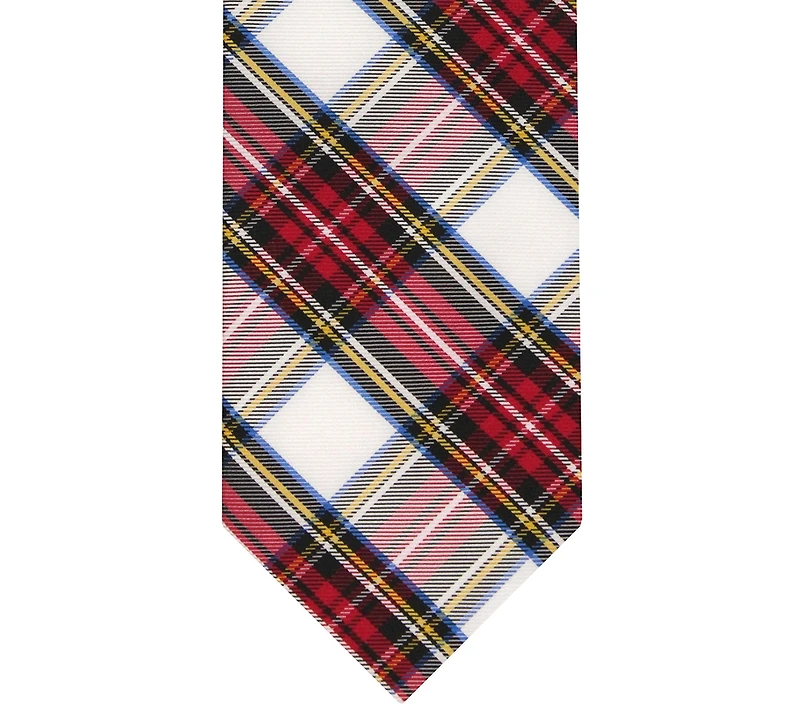 Hallmark Holiday Traditions Men's Tartan Plaid Slim Tie