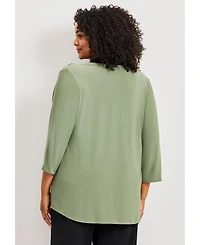 Avenue Plus Audrey Tunic Casual Women's Top