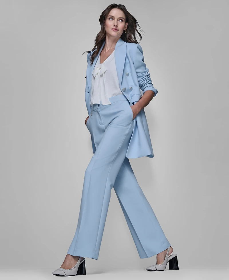 Karl Lagerfeld Paris Women's Long One-Button Blazer Jacket