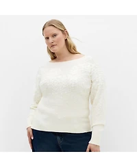 City Chic Plus Braylin Sequin Jumper