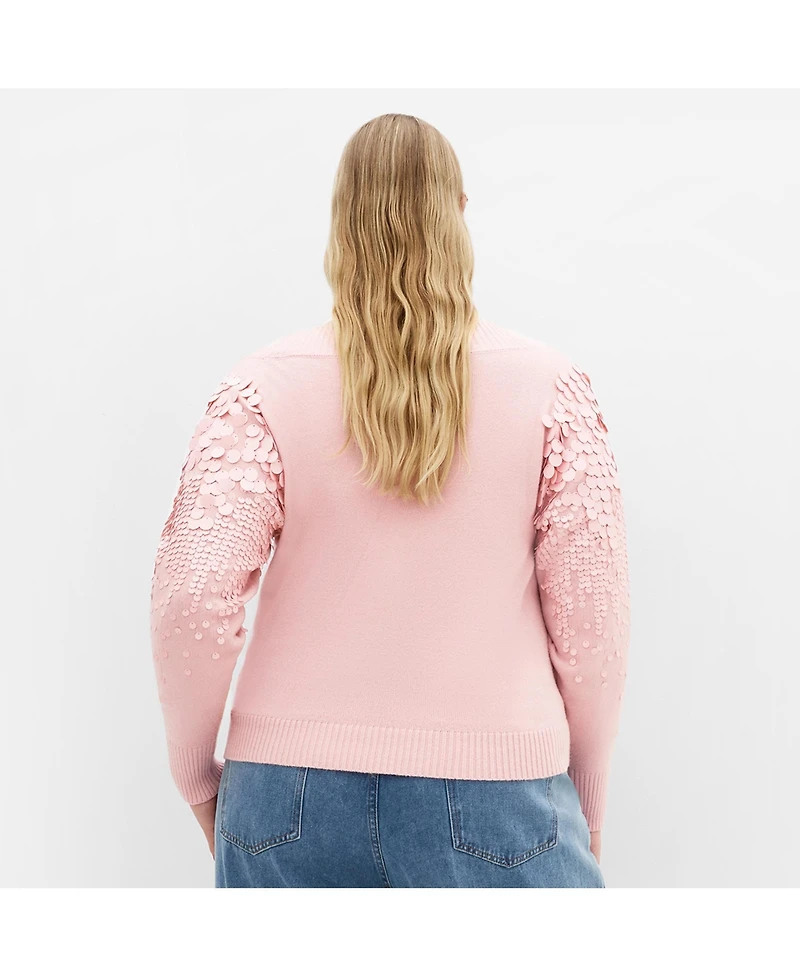 City Chic Plus Braylin Sequin Jumper