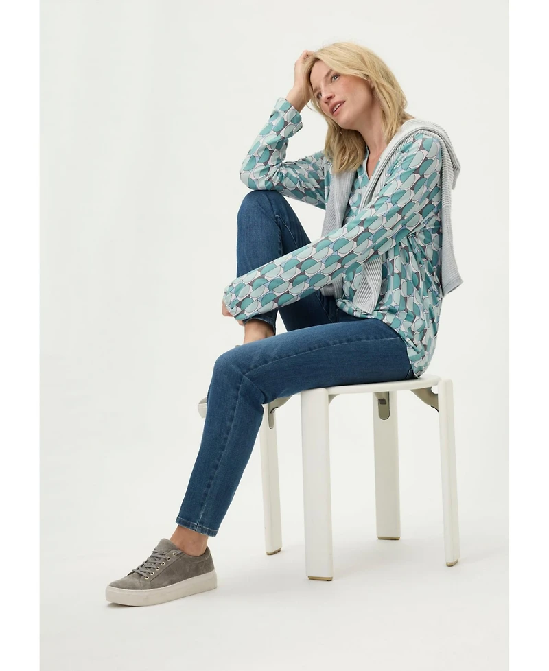 Olsen Women's Tops & Tees Geo Tunic T-Shirt