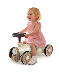Sugift Ride on Toy with Steering Wheel and Train Whistle Sound Button