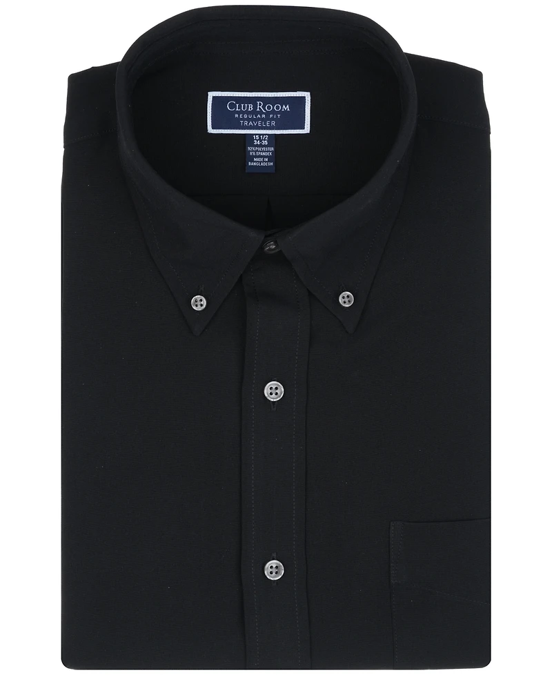Club Room Men's Medium Gingham Dress Shirt, Macy's Exclusive