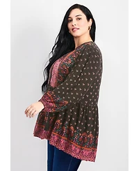 Avenue Women's Cara Blouson Peasant Blouse