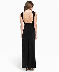Guess Women's Boat Neck Maxi Dress