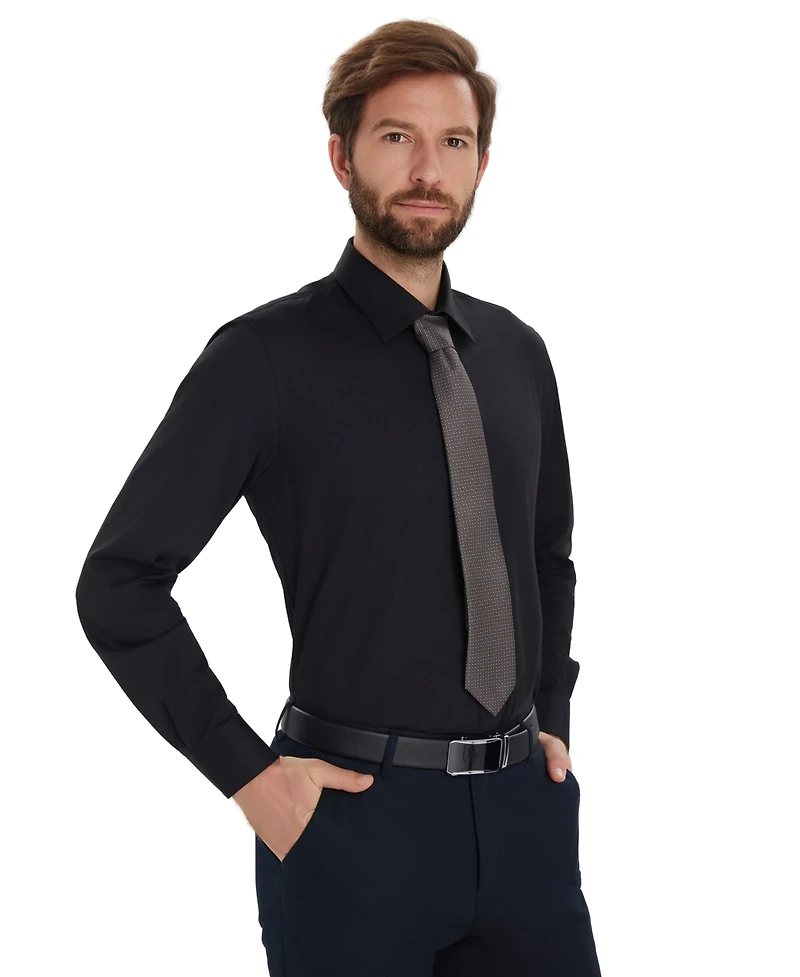 Alfani Men's Solid Slim-Fit Dress Shirt, Macy's Exclusive