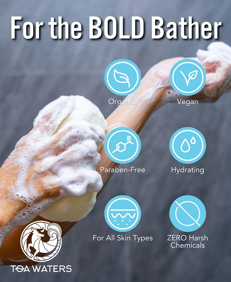 Toa Waters Caribbean Sands Body Wash, 12 fl oz