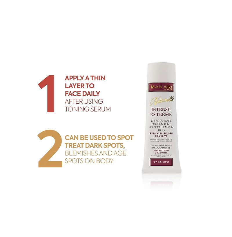 Naturalle Intense Extreme Glow Rejuvenating Face Cream - 1.7oz