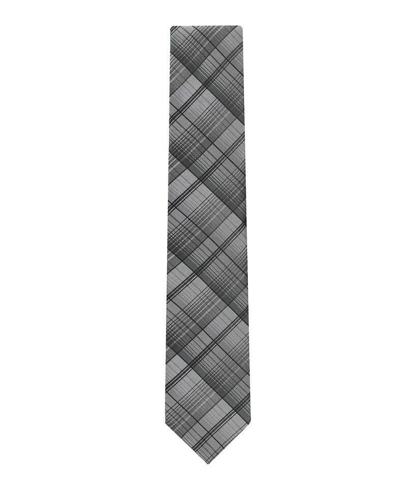 Calvin Klein Men's Leah Plaid Tie