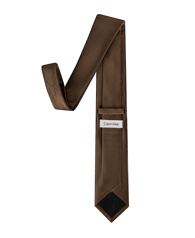 Calvin Klein Men's Harriet Herringbone Tie