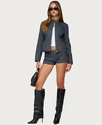 Edikted Women's Bottoms Kayra Micro Shorts